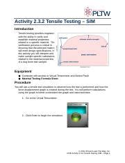 Laura Buckles Activity 2.3.2 Tensile Testing SIM 